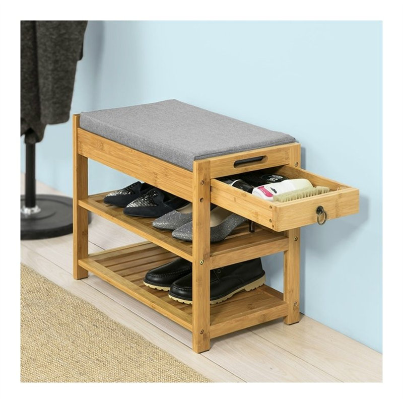 4 Pair Shoe Storage Bench