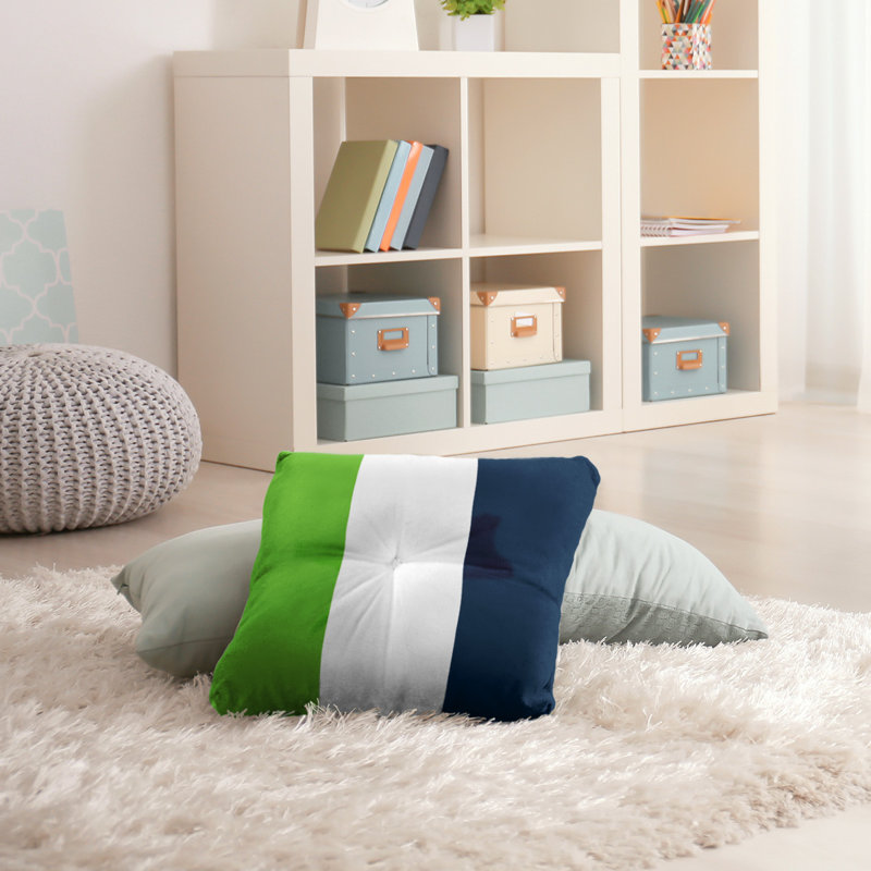  Coussin de sol touffeté, 26 po x 26 po, Blanc