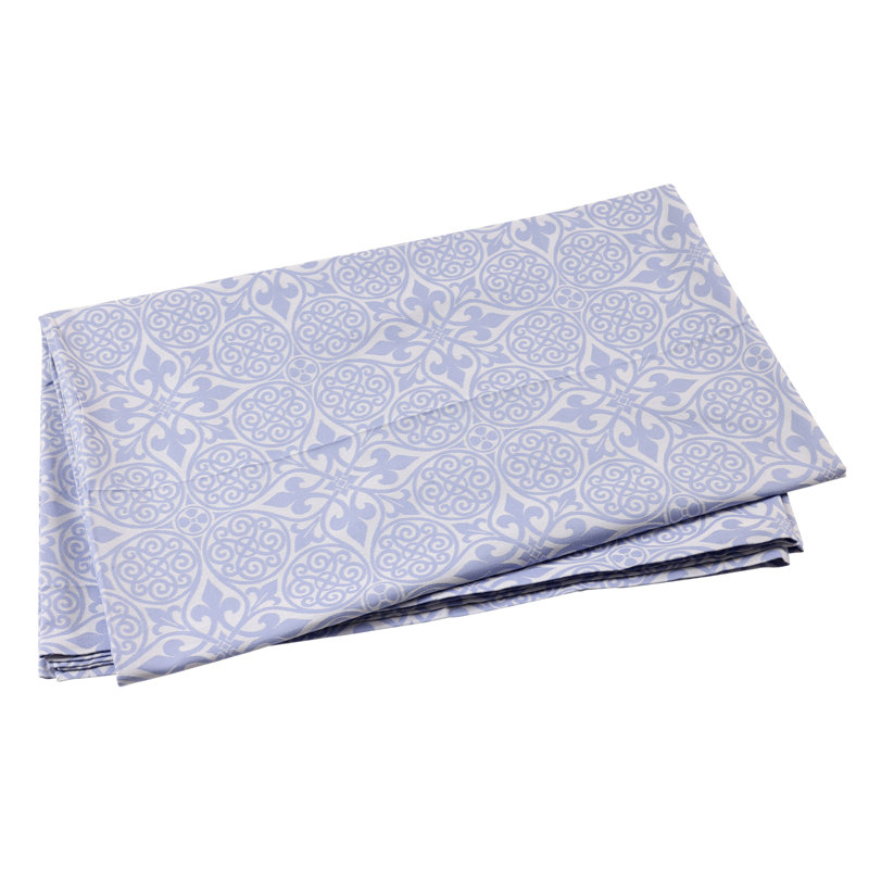 Damask Tablecloth, Blue