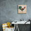  «Rooster-h» par Jean Plout, art mural sur toile, 12 po x 12 po