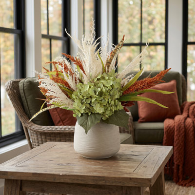 Fall Arrangement in Fiberstone Pot