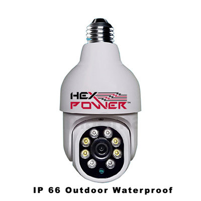 1080P 2MP Light Bulb Security Camera, 360 Degree Pan Tilt Panoramic IP Camera, Smart Home Camera