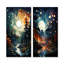 «Moonlight River Into The Forest I», ensemble de 2 reproductions d'art mural-102578270-102578267