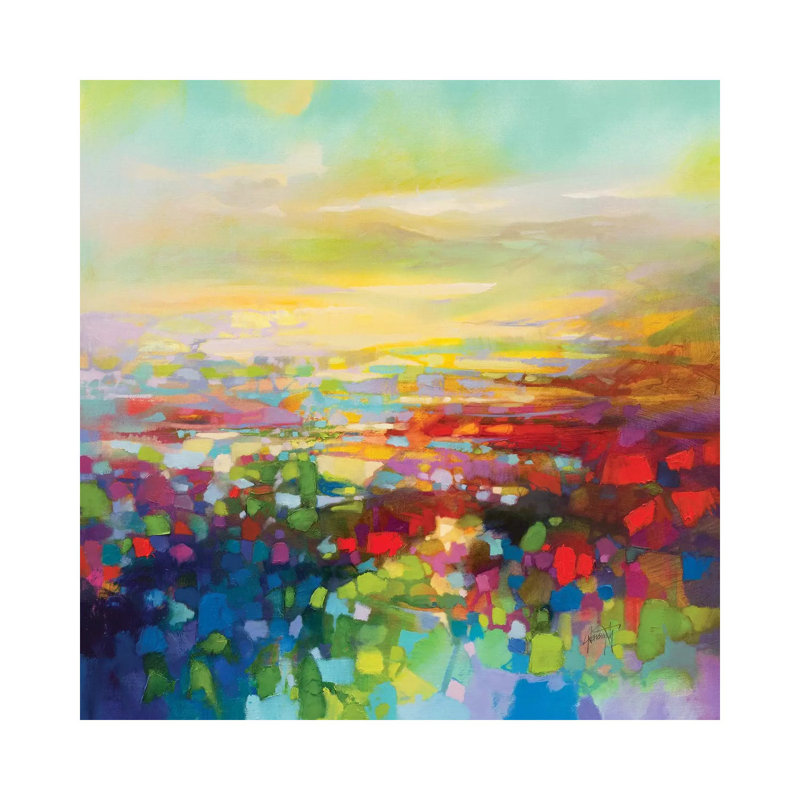 RGB Fragments by Scott Naismith - Wrapped Canvas Painting, 93.98 cm H x 93.98 cm W x 1.91 cm D