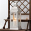 Lanterne de style rustique en métal 19 po H-142974627
