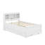 Lit plateforme avec tête de lit, USB, lit gigogne et tiroirs-367924041-367924043