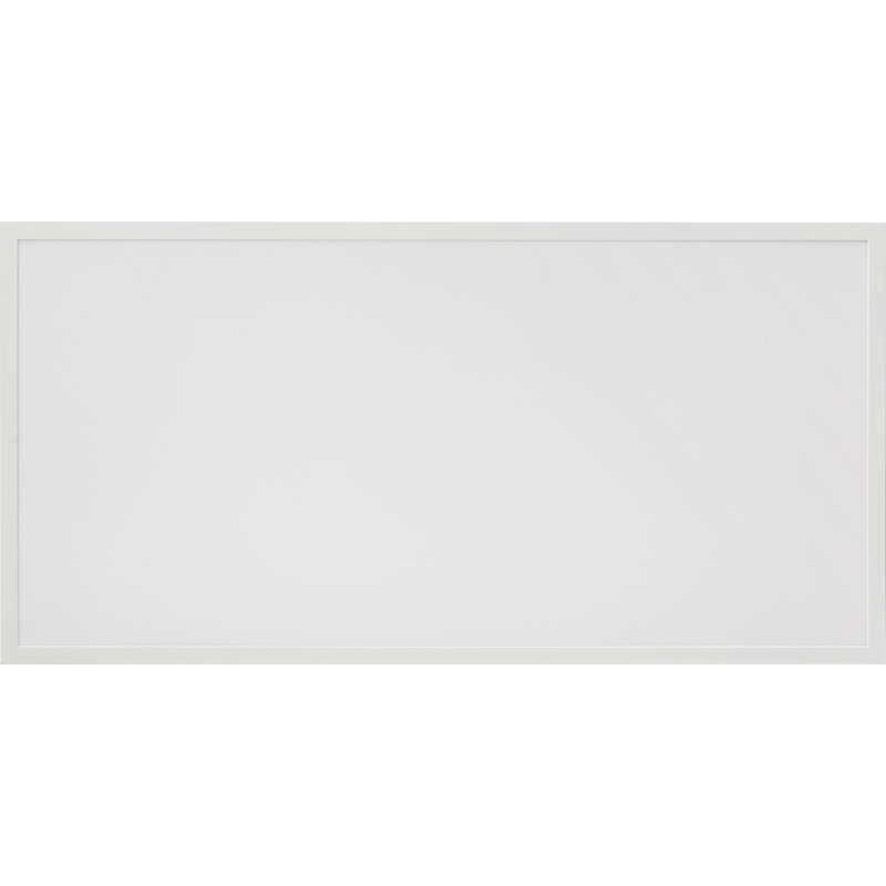 White Aluminum 2x4 LED Flat Panel Ceiling Light