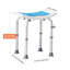 Tabouret de baignoire à hauteur réglable avec base antidérapante et capacité de 350 lb