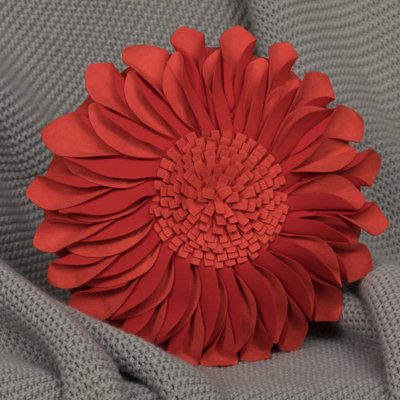  Housse et insert de coussin décoratif en tournesol Appliqued