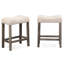 Taupe 3 Counter Height Dining - Comfortable Seating And Table Wood In Stools &