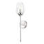 Applique murale 1 lumière en nickel poli 26 po Cassian-367177355