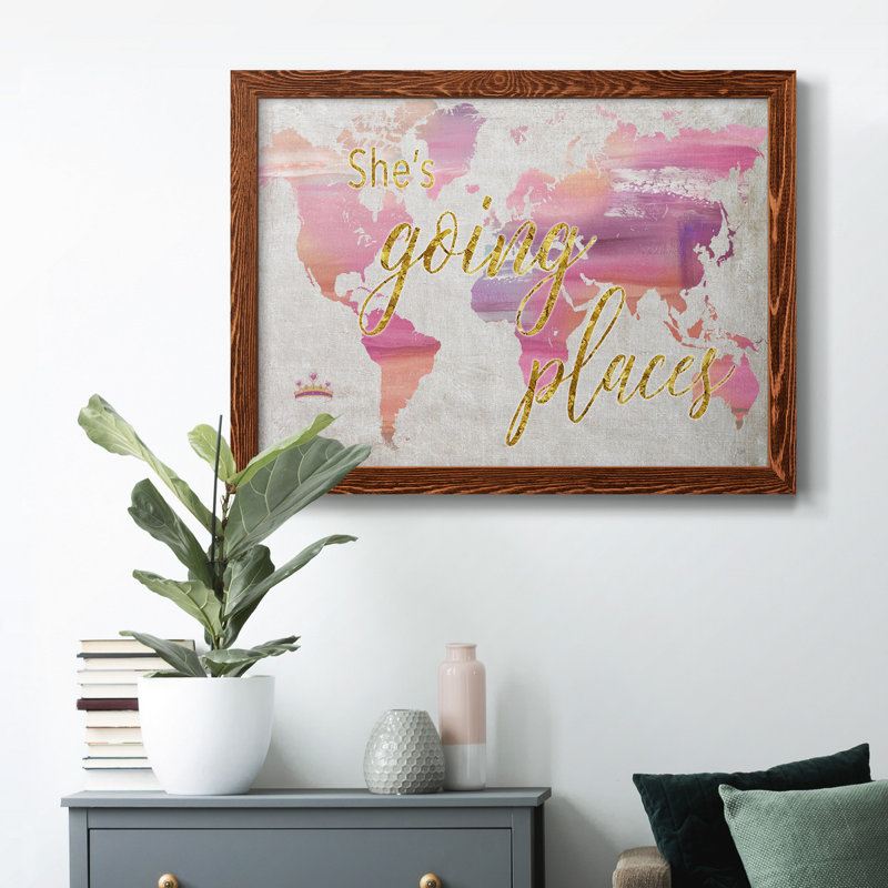 She's Going Places - Reproduction de photo sur toile, Érable, H 27,5 po x l 37,5 po x P 1 po