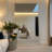 Oversized Rectangle Metal Framed Full Length Floor Mirror with Stand, Wall Mounted or Leaning Mirror for Bedroom, Home Gym, Living Room, Entryway-1657443892-1657443893