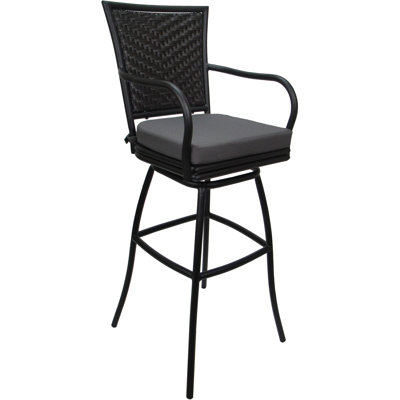 Outdoor Indoor Bar Stool Extra Tall With Arms