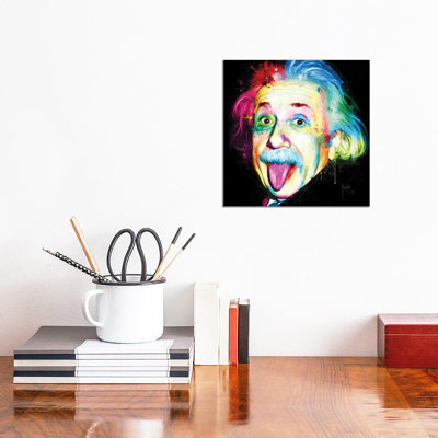 "Albert Einstein" par Patrice Murciano, reproduction d'art sur toile tendue