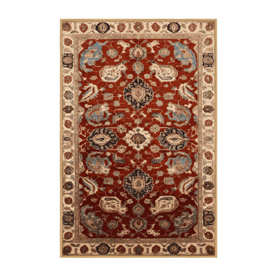 Machine Washable Persian Brown Area Rug