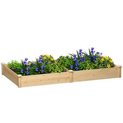 Wood Raised Garden Bed