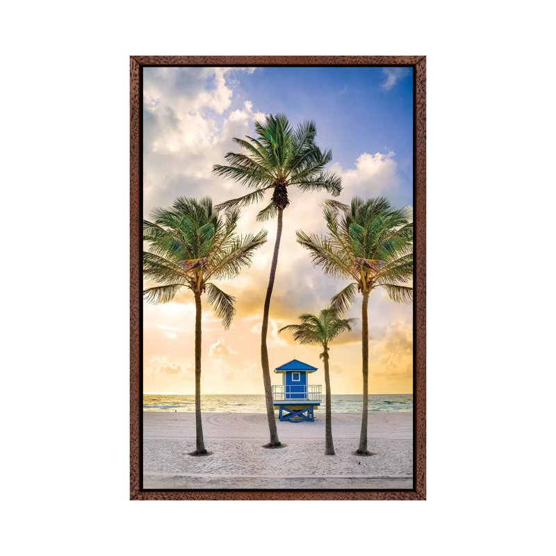 Florida Beach Sunrise by Susanne Kremer - Print on Canvas, 66.04cm H x 45.72cm W x 3.81cm D