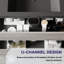 42 po Meuble-lavabo mural flottant avec comptoir simple en quartz noir gris-2126652695