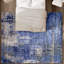 Hand Knotted Abstract Area Rug in Navy-69585905