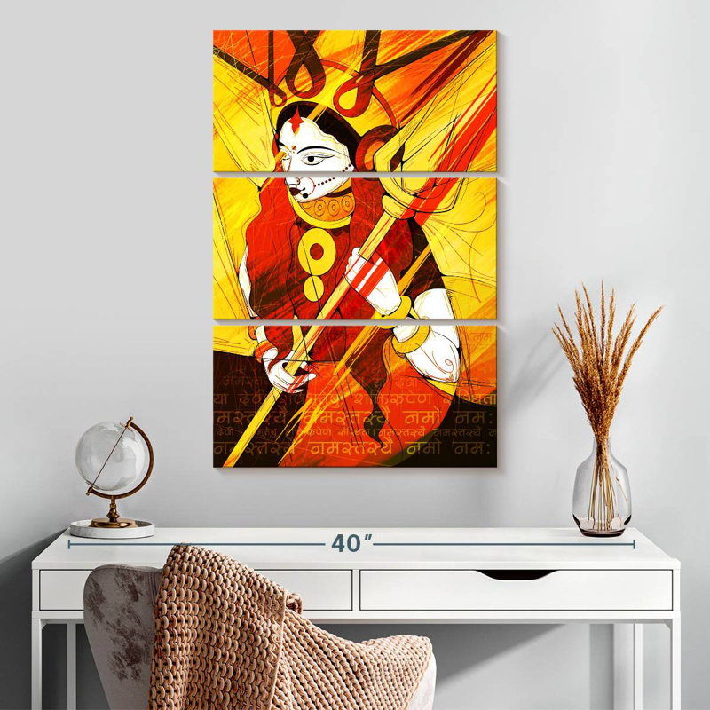 Adella Durga Abstract, 32" H x 20" W
