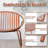Ensemble de mobilier de patio, ensemble de conversation 3 pièces en résine tressée avec table et 2 chaises en résine, ensemble de conversation pour le jardin-184581754