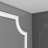 3.5'' H x 7.5'' W x 0.75'' D Plastic Chair Rail