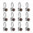 Zinc Shower Curtain Hook-64983293