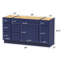 Base de meuble-lavabo simple 60 po seulement-95942032