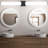 48 Inch LED Bathroom Vanity Light Fixture, 5CCT Selectable 2700K-5000K, Dimmable 38W 3000 Lumens, CRI 90, Damp Rated, ETL Listed, Modern Black Wall Light Bar For Over Mirror