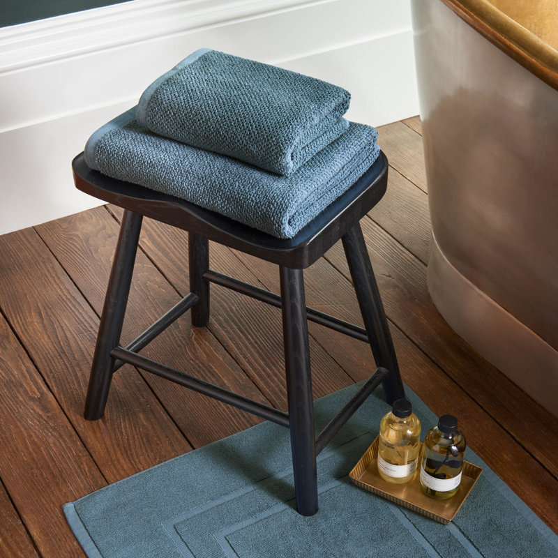 Brixton Bath Towel, Slate, Bath Towel