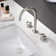 Circular X 2-handle 8" Widespread Bathroom Faucet with Pop Up Drain