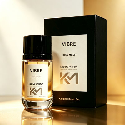 Vibre Luxury Unisex Eau de Parfum 3.4 Fl Oz, Warm Amber & Woody Floral Long‑Lasting Perfume Spray, Premium Ready‑to‑Gift Boxed Fragrance for Work, Dating & Night‑Out Occasions