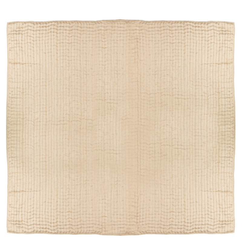 Chenevard Natural & Chalk Quilt, King