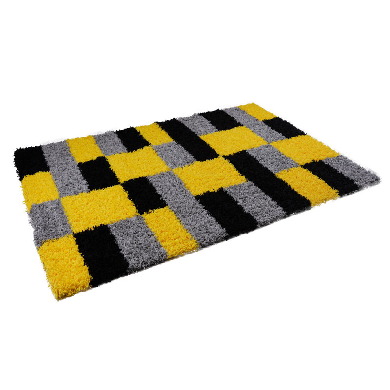 Margot Geometric Shag Area Rug, Rectangle 200 x 290cm