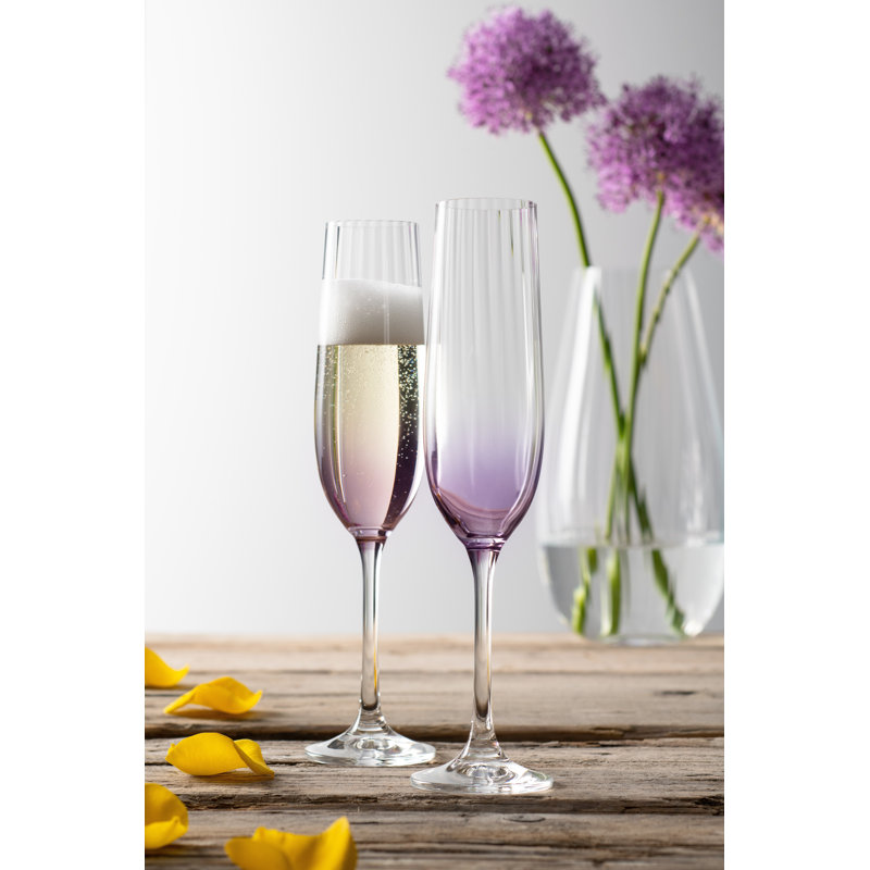 Briena 250ml Flute Set, Amethyst