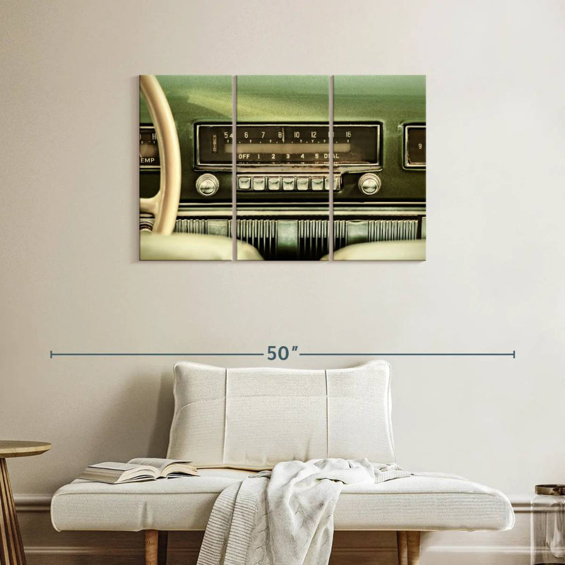 Mehar Retro Vehicle Radio, 24" H x 38" W