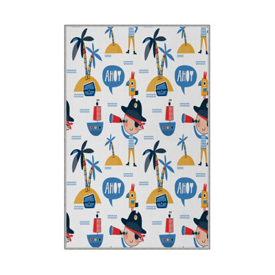 Stylish Woven Carpet (4 x 6 ft), 100% Polyester, 0.4 in Pile Height | Antibacterial, Non-Slip Underside | Machine Washable, 3D Digital Printing | Perfect for Living Room, Bedroom, and Home Decor
