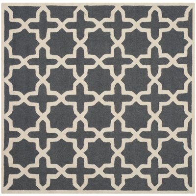 Igna Hand Tufted Wool Geometric Rug