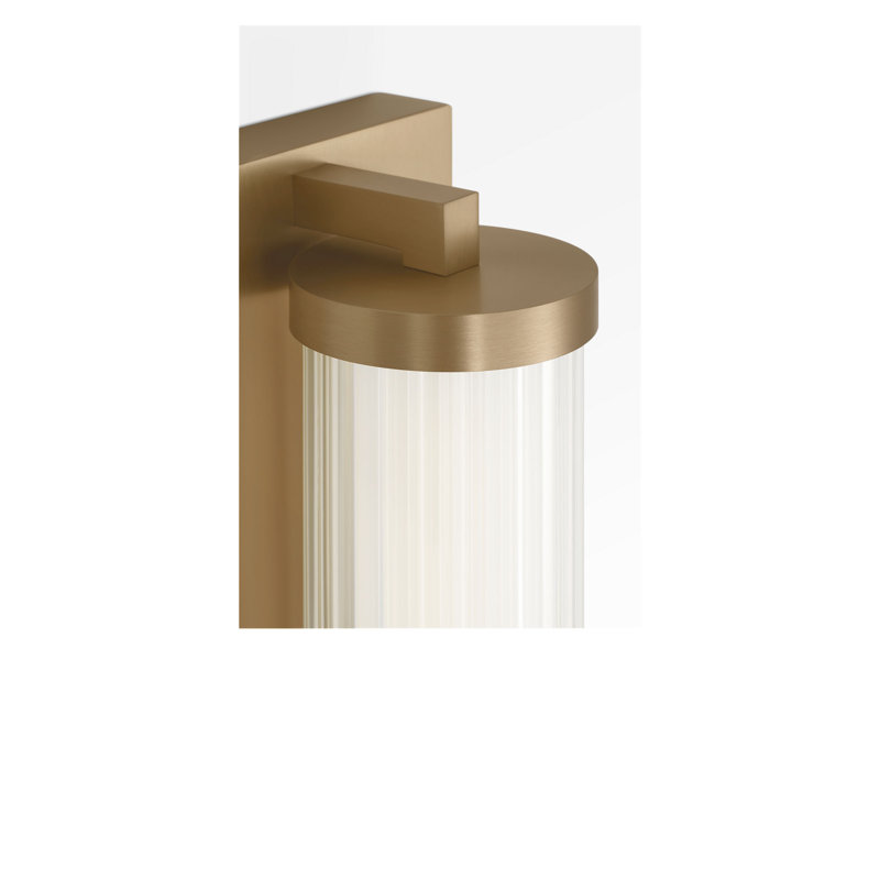 Meuble-lavabo Weston à DEL, Laiton satiné, H 4,25 po x l 22 po x P 3,87 po