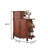 41.34"Brown Solid Wood Rubberwood Entryway Cabinet,2-drawer