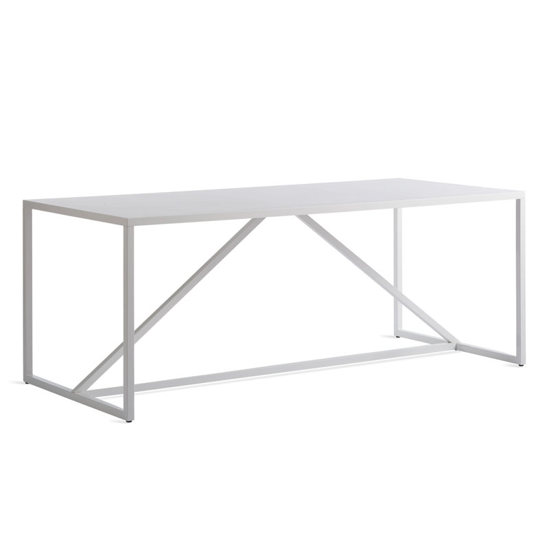 Grande table d'extérieur Strut 75 ", Blanc