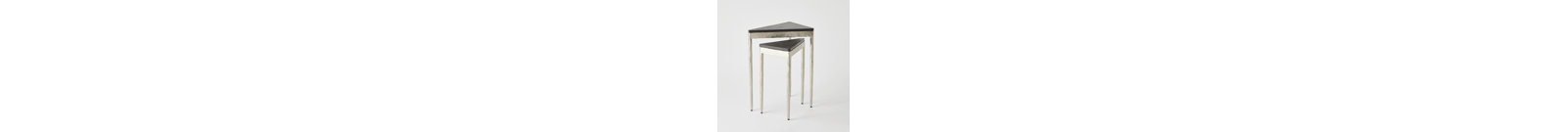 Tables gigognes en marbre