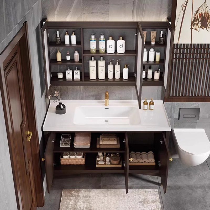 Armoire de salle de bain haut de gamme American Retro