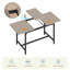 Ensemble de table de salle à manger moderne extensible avec un design peu encombrant et un assemblage facile-71810519