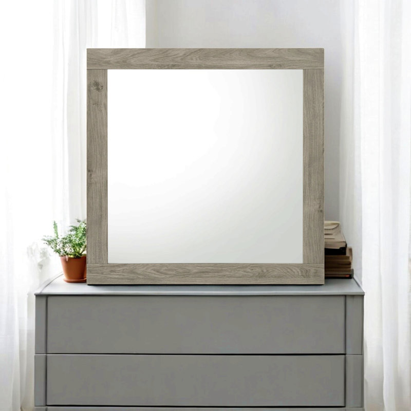 Light Gray Finish Mirror