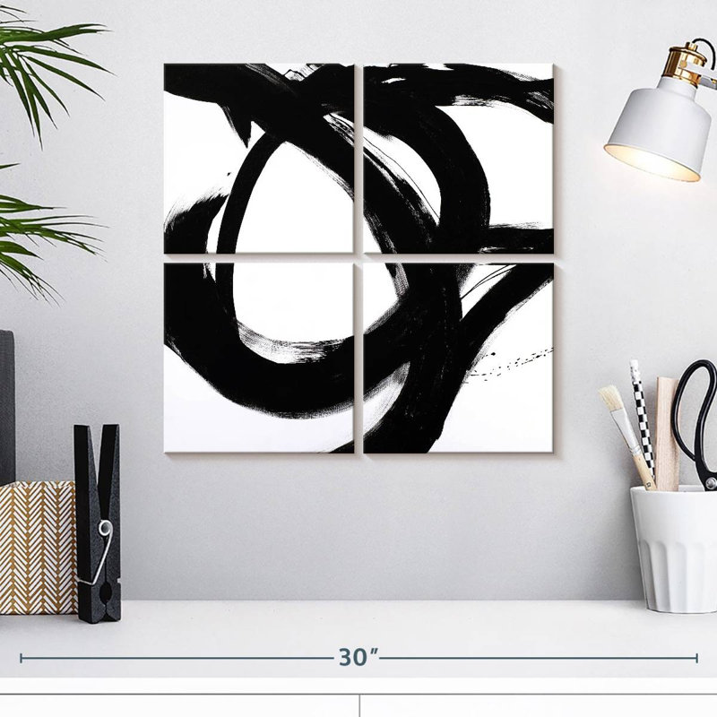 Avery Circular Strokes I, H 18 po x l 18 po