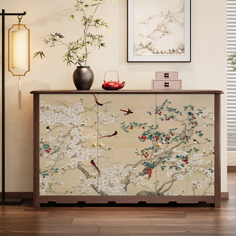 Chinese-style retro minimalist high-end sideboard