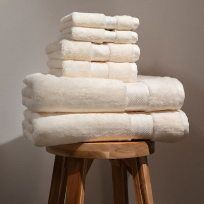 6 Piece 100% Organic Cotton Towel Set