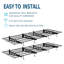 182.9cm W Metal Storage Rack
